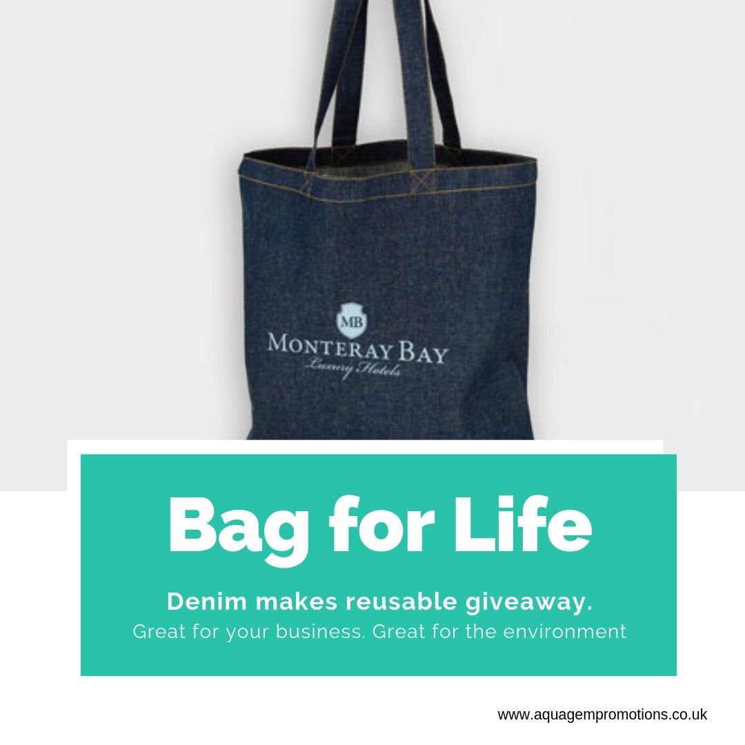 A bag with a difference. The Carnaby denim bag oozes quality and that will get your clients using it again and again. 

If you are looking for a useful giveaway with a long life, this bag is priced from only £1.85 a unit.

 #plasticfreejuly