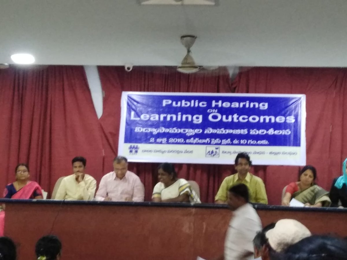 FoundationMv's tweet photo. Public hearing on #LearningOutcomes,  Press Club, Basheerbagh July 2. Organized by #ChildRightsProtectionForum (CRPF) and #MothersAssociation. Both conducted social audit of the learning capacities of children in Hyderabad . https://t.co/bVWvxARmre