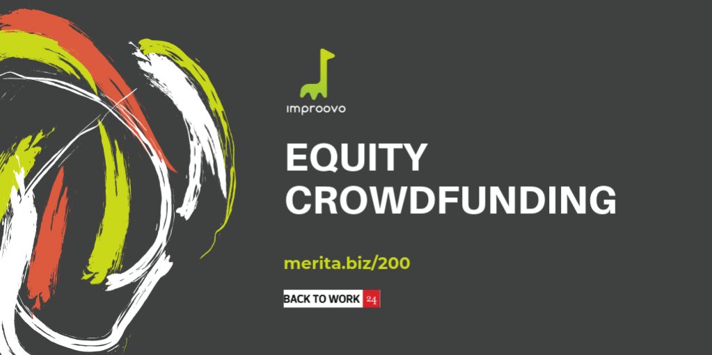 improovo's tweet photo. L' #EquityCrowdfunding spiegato in modo semplice.
Su https://t.co/RBQ3s2D1lK
w/ @BacktoWork24 e @MeritaBiz 
.
#crowdfunding #startup #investimenti #impresa #business https://t.co/GnzVNOWbeX