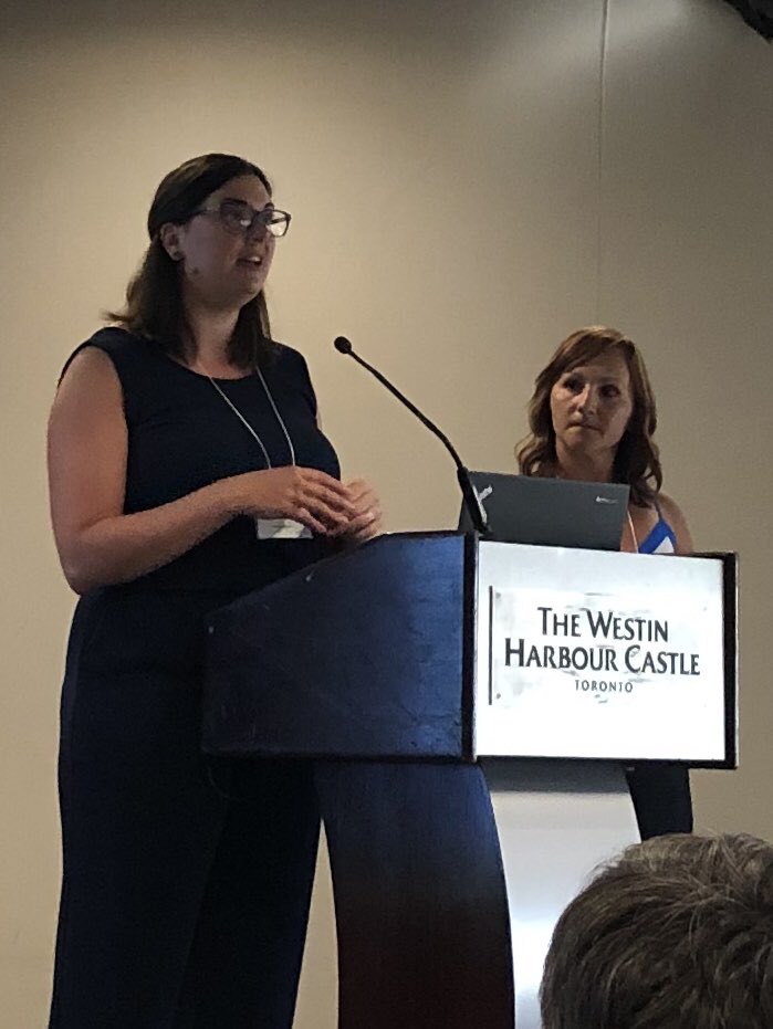 FrenchLaurie's tweet photo. Two amazing educators sharing @KPDSB_Schools Grad Coach program - they’ve gone so far outside the box to ensure Indigenous student success with incredible results! @cdnsba @OPSBA #CSBA2019 #NTGIE2019 https://t.co/207Q61OPWk