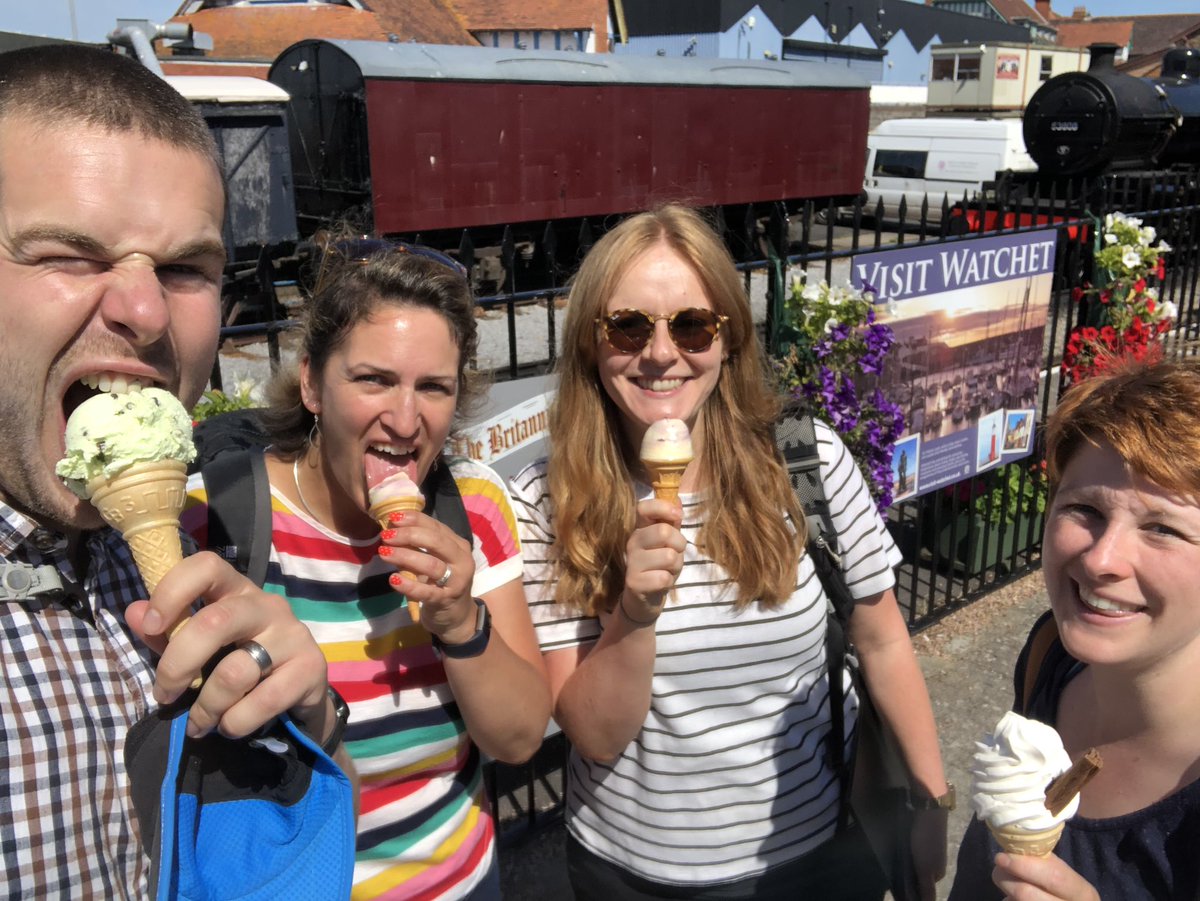 ...and of course the most important tweet of the day! Hard-earned ice creams all round! A hot day’s work! #geographyteacher #someonesgottadoit