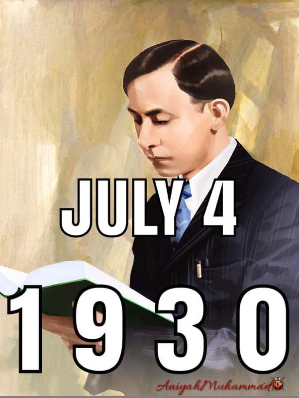 acmuhammad70's tweet photo. WE BELIEVE that Allah (God) appeared in the Person of Master W. Fard Muhammad, July, 1930; the long-awaited “Messiah” of the Christians and the “Mahdi” of the Muslims... #ourcelebration https://t.co/7eD5W7R6uH