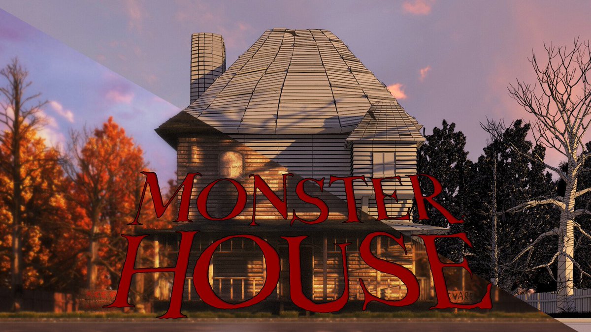 PaubloRj's tweet photo. Monster House | Fan art https://t.co/RVvow21KXQ