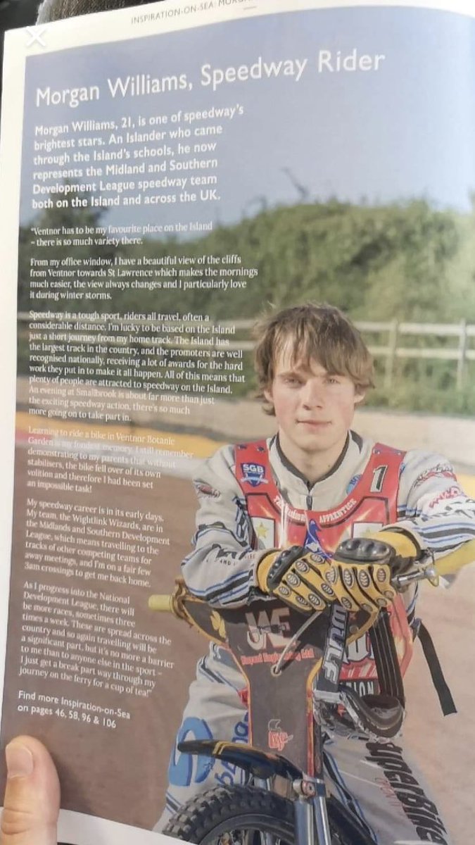 Whey....hey.....The Wizard’s Pinup Morgan Williams <a href="/mogsa98/">Morgan Williams</a> features in this month’s Wight Life magazine and you will all have the chance to see him in action tonight when the Wizards take on the Knights at Smallbrook Stadium.

#weknowhelovesyoumouse 👍🏻

<a href="/oakes_pe/">Peter Oakes</a>