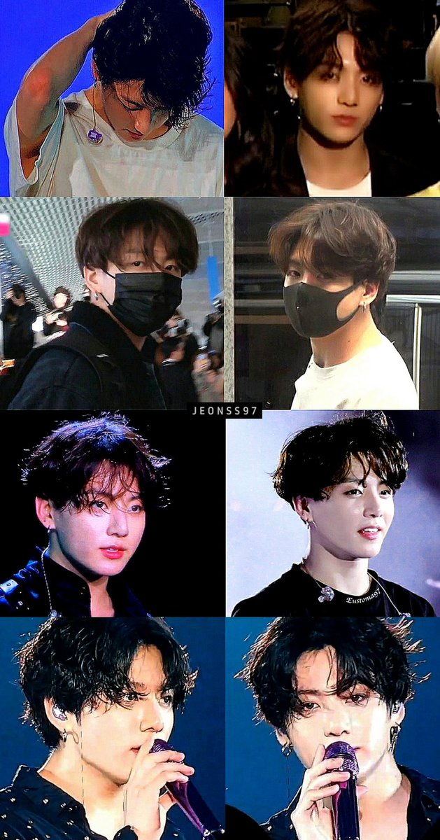 Sweetiepiee On Twitter Jungkook S Fluffy Long Messy Hair A Big