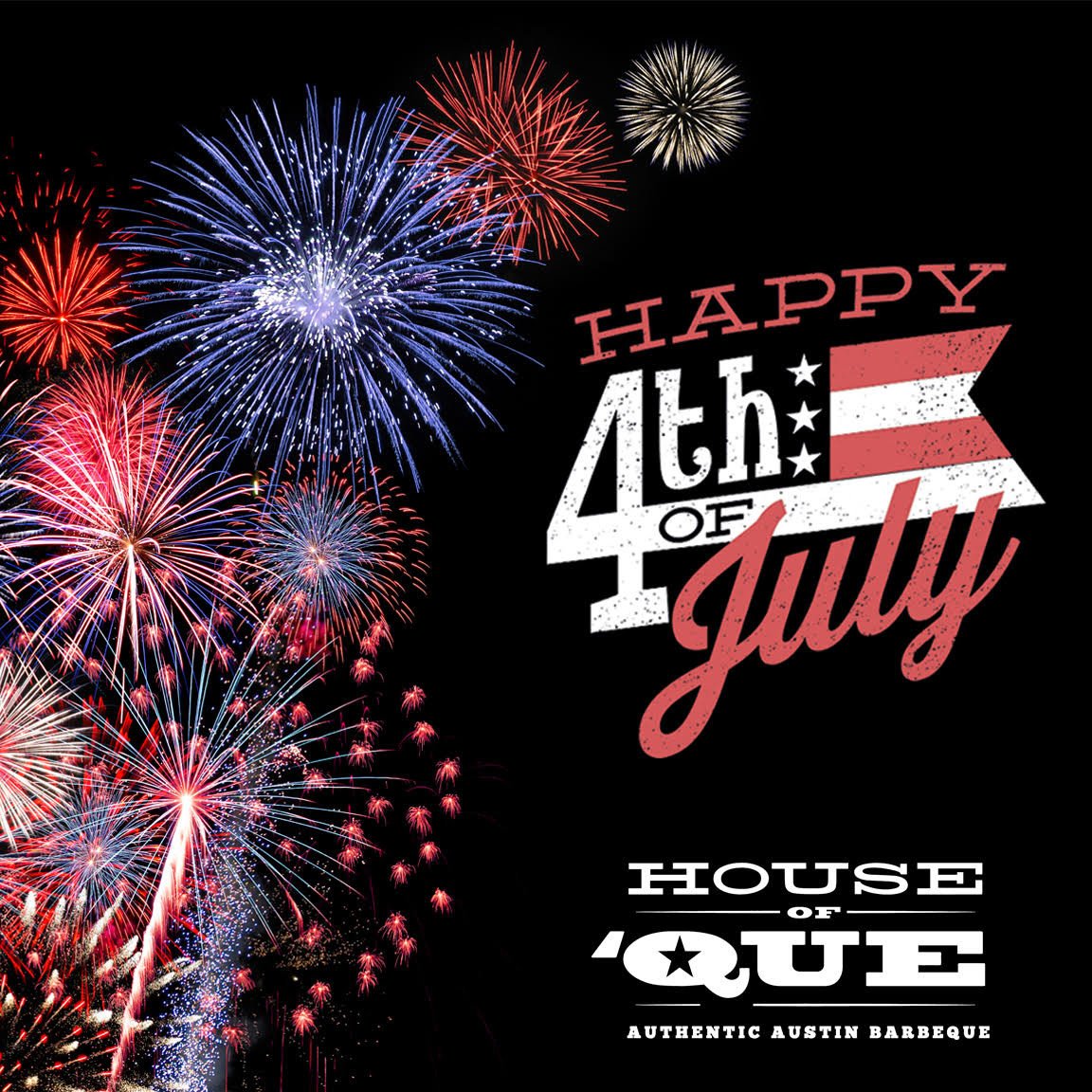 Happy 4th Of July 🇺🇸 🎆 
.
houseofque.com
