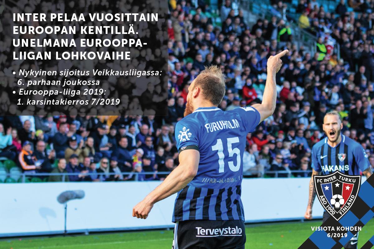 Interin tavoitteet ovat korkealla, mutta yhteinen tahto ja tekeminen ovat tuoneet jo vuoden ensimmäisellä puolikkaalla loistavia tuloksia. Kiitos Inter-perhe! Yhteinen työ sinimustien tavoitteiden eteen jatkuu 💙🖤
Lue lisää: fcinter.fi/fc-inter/visio…
#fcinterturku #enemmänyhdessä