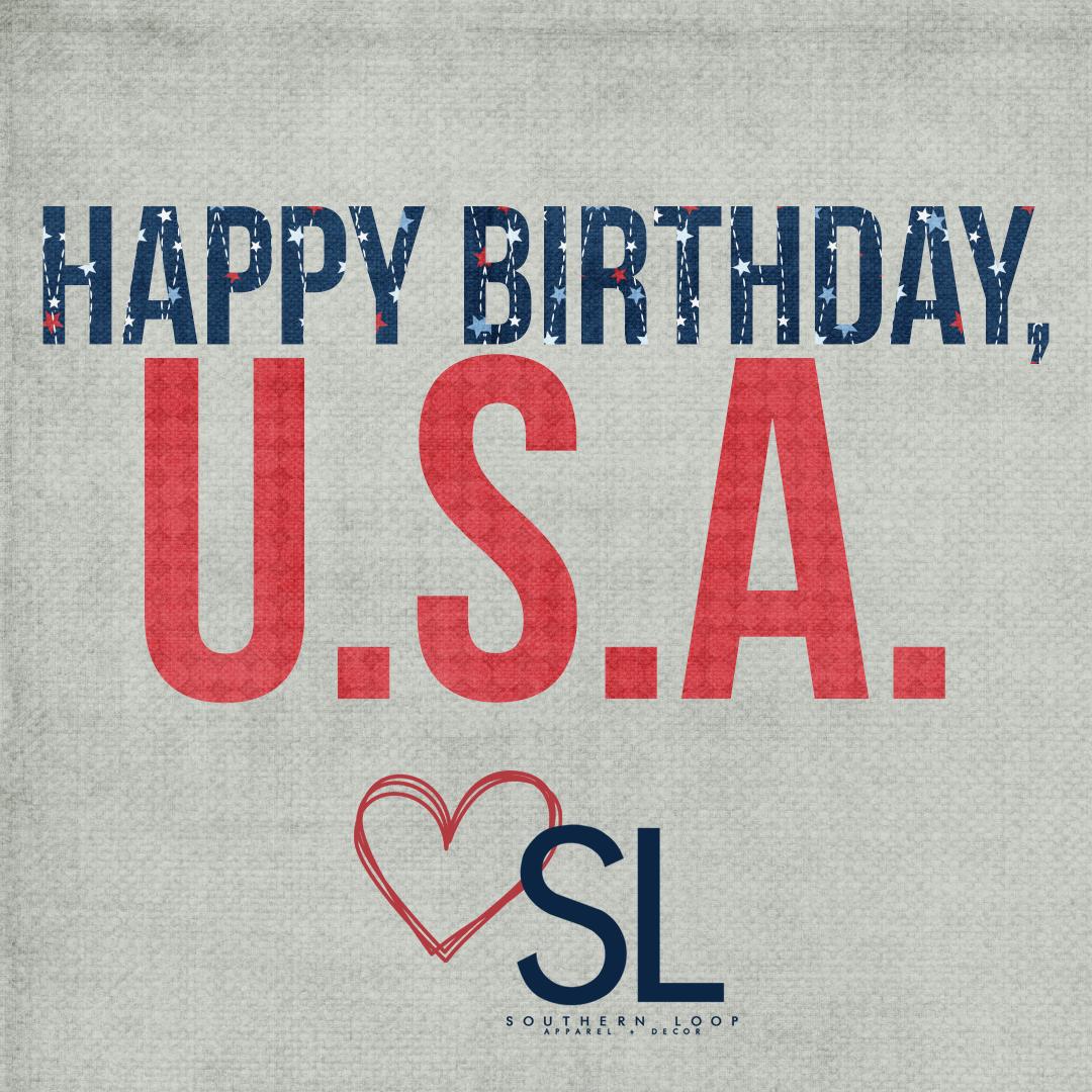 southernloopmo's tweet image. Happy, Happy 4th of July! 🇺🇸🎉 Enjoy the day with the ones you love! 

Southern Loop is CLOSED today, come see us Friday, 11-6! ❤️