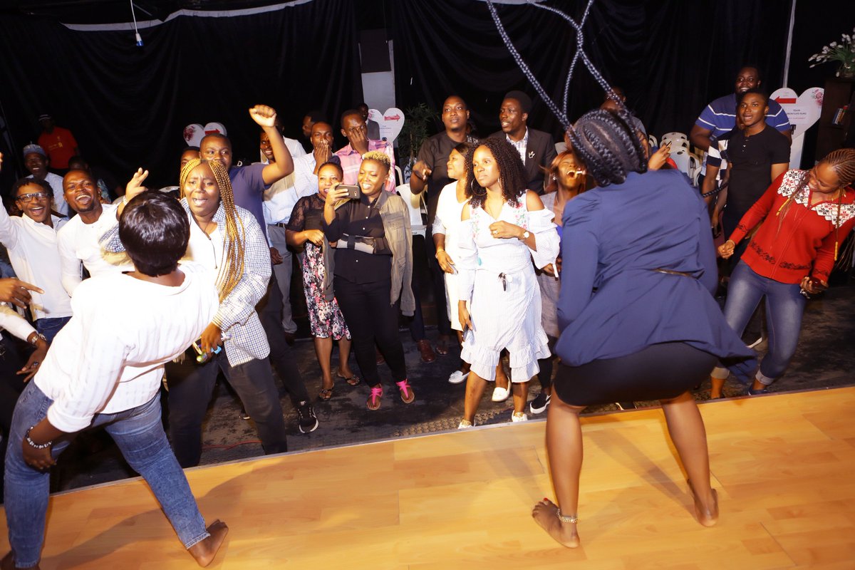 EbonyLife_TV's tweet photo. We turned up at our 6th Anniversary party on Monday, July 1st! The staff sure had fun. 😁 💃🕺
#AnniversaryMood #EbonyLifeAt6 #6YearsOfSuccess #Family https://t.co/Rd0idY28dm