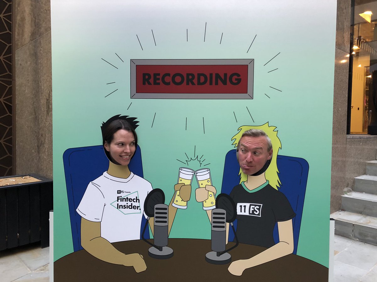 magicveronique's tweet photo. ☀️🏖 #FINInTheSun was so much fun yesterday! Great to catch up and thanks for a super show 🎙@FinTechInsiders @11FS 
@rosco_methven https://t.co/5JZkQQWznp