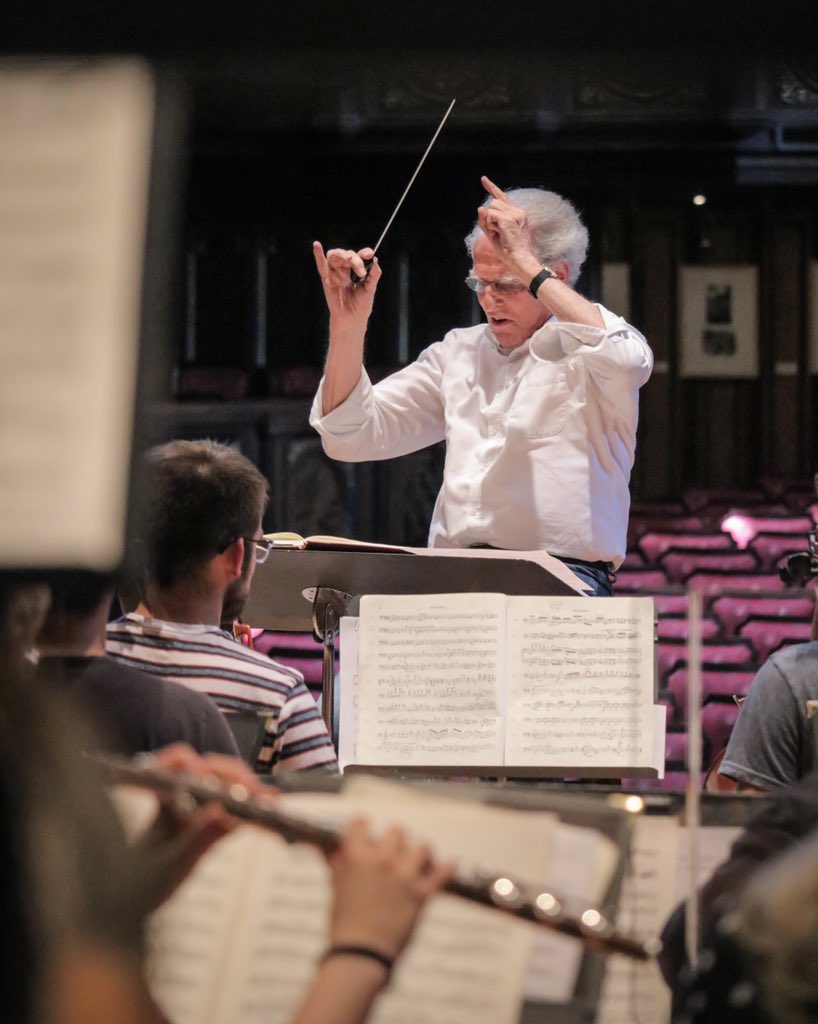 RTFInstitute's tweet photo. Students have been working incredibly hard this week. Conductor Benjamin Zander told us this is the shortest amount of rehearsals he's had with Mahler's 9th but believes the orchestra is up to the challenge. Tickets and info at https://t.co/LIYkewEgJO
#benjaminzander #RTFI2019 https://t.co/FEufevXryE