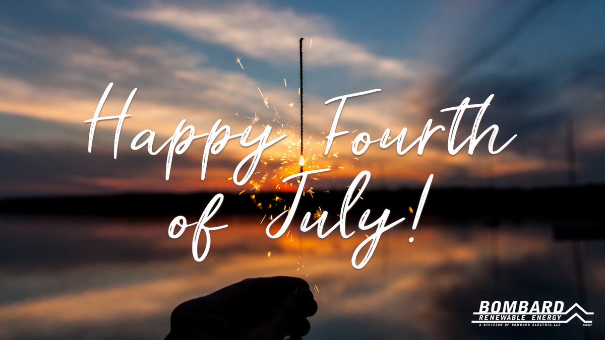 Happy #4thOfJuly from your friends at #BombardRE! We hope you have a safe &amp; happy holiday. 🇺🇸🎆