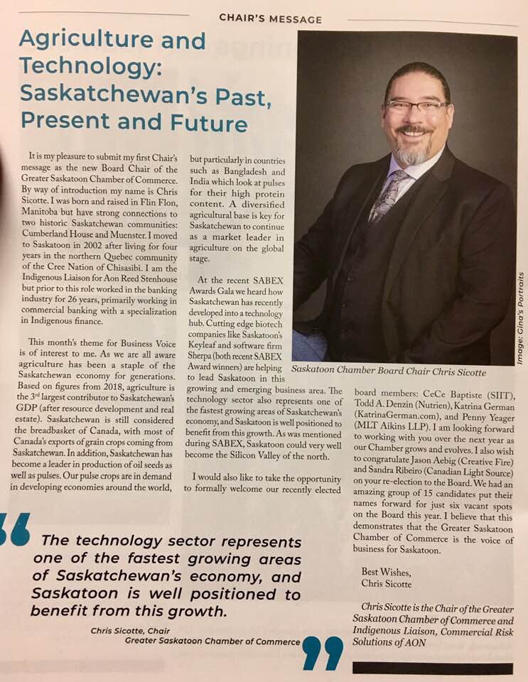 My first Chair’s message as #Chair of the @StoonChamber. #voiceofbusiness #EconomicReconciliation