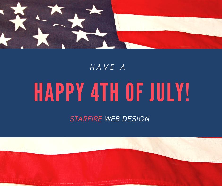 StarfireWeb's tweet image. Happy #FourthOfJuly from the #StarfireWebDesign team! #IndependenceDay #RedWhiteAndBlue