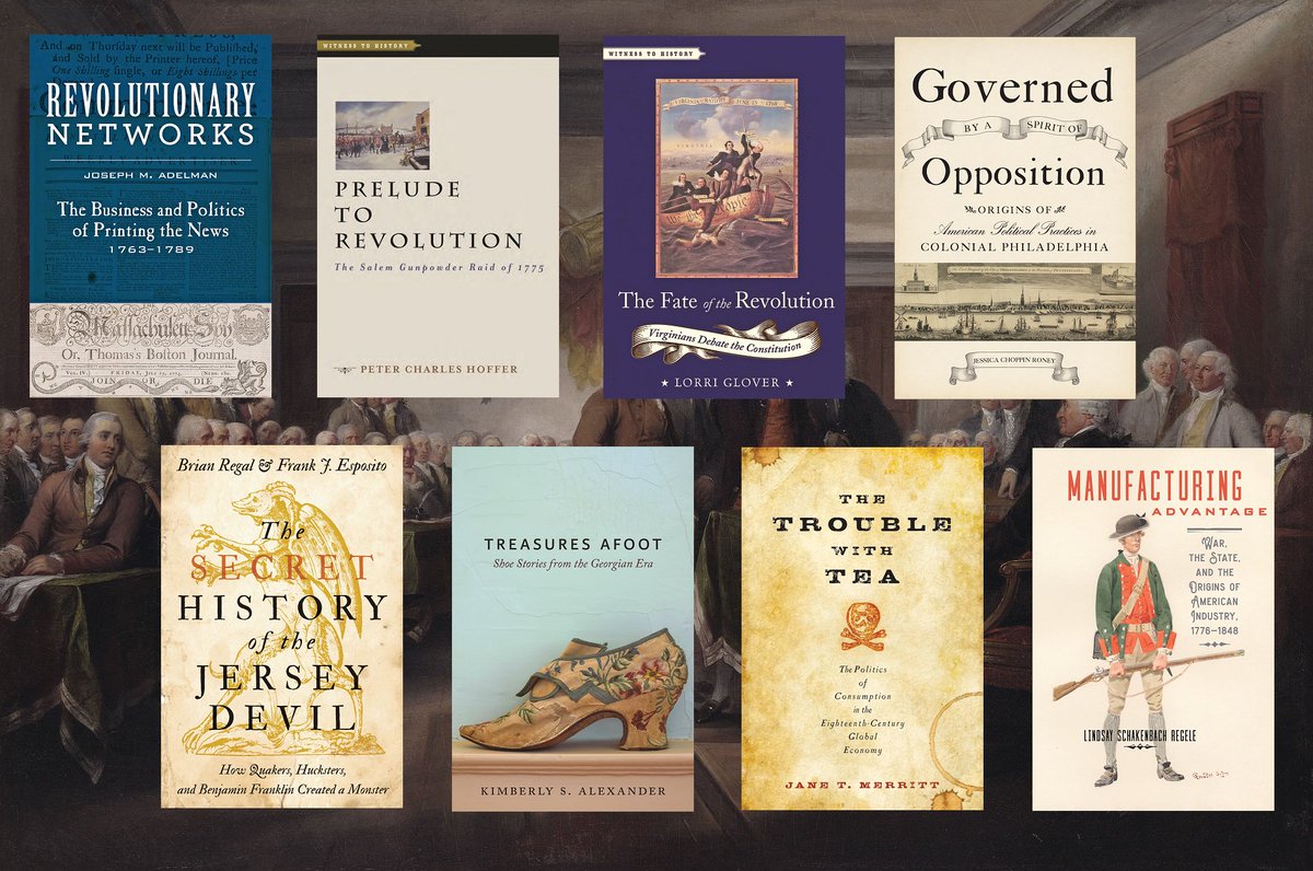 Johns Hopkins University Press This July4th Study Late Colonial And Revolutionary Era History With Our Americanhistory Titles Revolutionary Networks By Jmadelman Prelude To Revolution By Hoffer The Secret History Of The Jersey