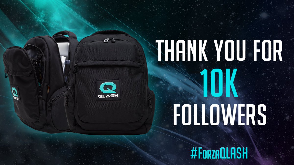 QLASH_Esports's tweet photo. To thank you guys for getting us to 10k followers we're giving away an awesome QLASH backpack 🤩 all you have to do to win is:

☑️ Follow @TeamQLASH
☑️ Tag a friend
☑️ Retweet

Winner will be drawn around the 15th July 🗓️ https://t.co/0l6hvUXSyk