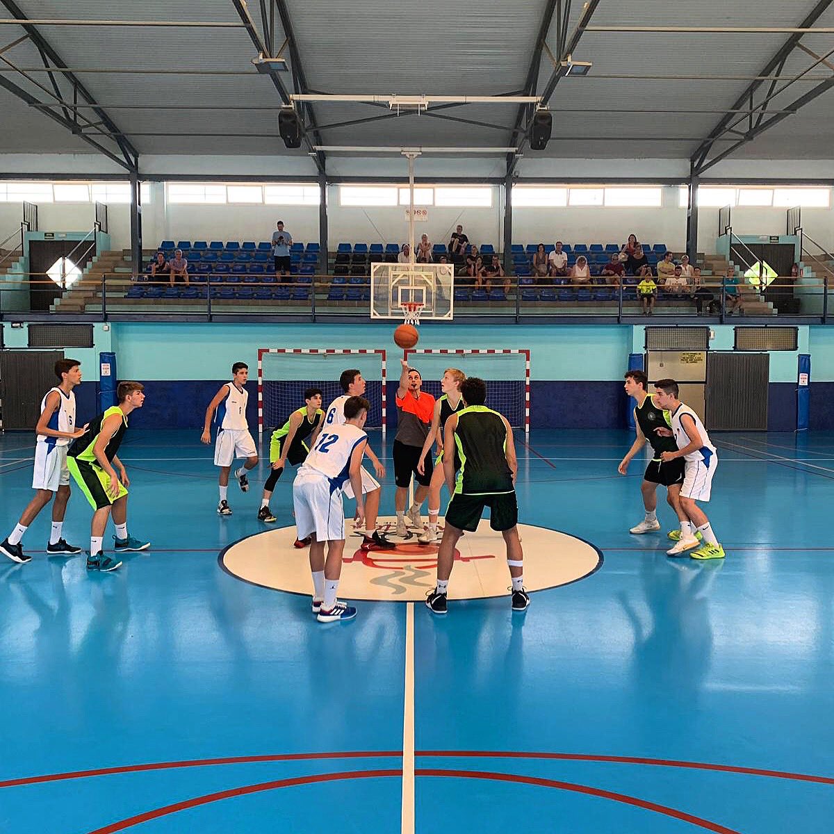 weprobasketball's tweet photo. First Game!
U16 WePro vs @cbhospitalet !! 
#welove #welife #wepro2k19 #gameday https://t.co/2CAwBzIRle