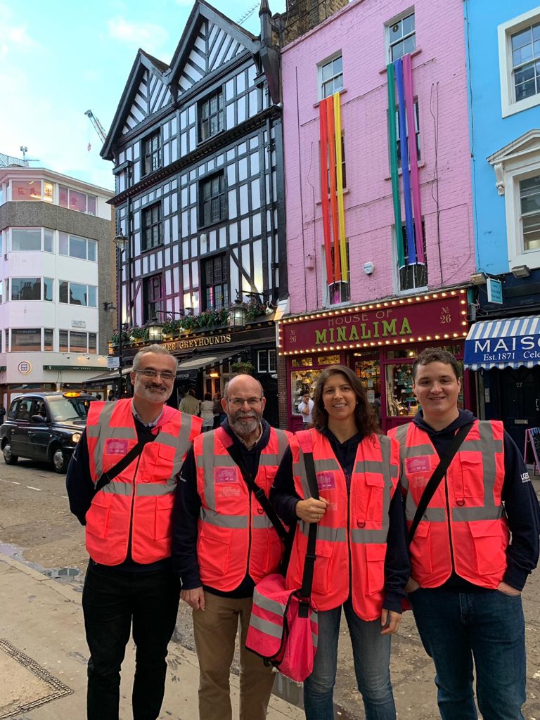 NightStars_NST's tweet photo. As part of our support to @PrideInLondon we have over 30 Angels and @stjohnambulance volunteers on patrol across the #WestEnd and operating a Mini Hub at @NetworkRailCHX from 8pm, the Main Night Hub @AnnesSoho from 10pm on Sat 6th through to 5am Sunday 7th July #EndTheNightRight https://t.co/LLlsqzCAah