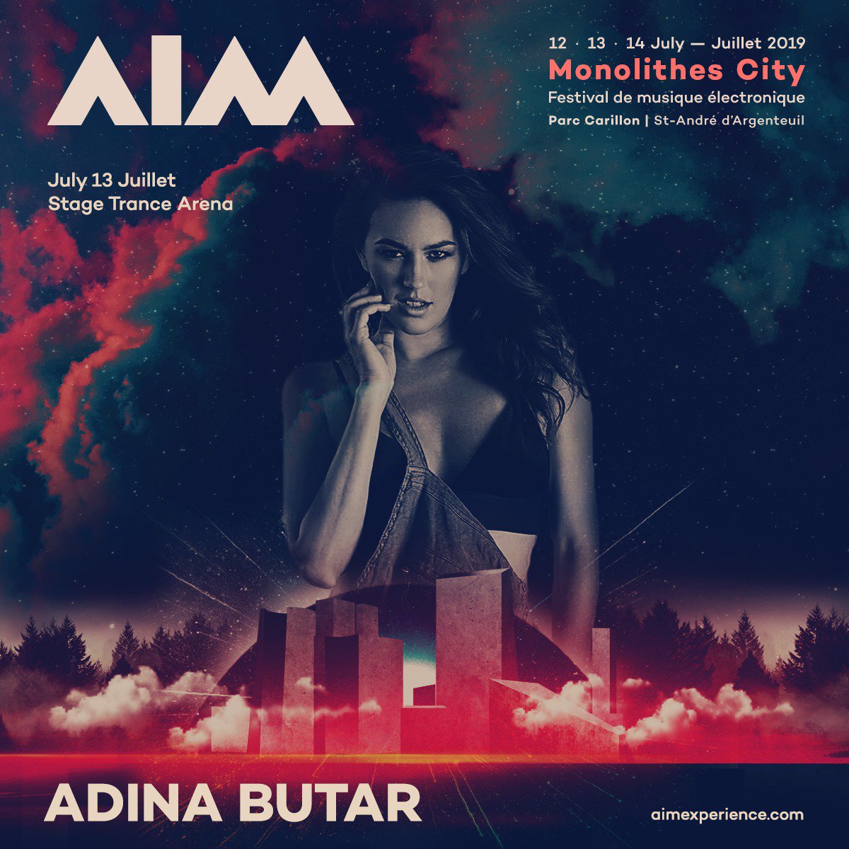🚨 We are happy to announce that vocalist <a href="/AdinaButar/">Adina Butar</a> will join husband <a href="/MarkusSchulz/">Markus Schulz</a> , for a few special tracks 🎶💘 Get your Saturday-Sunday passes to live the main #AIMexperience for only 109$ while supplies last! aimexperience.com/adina-butar