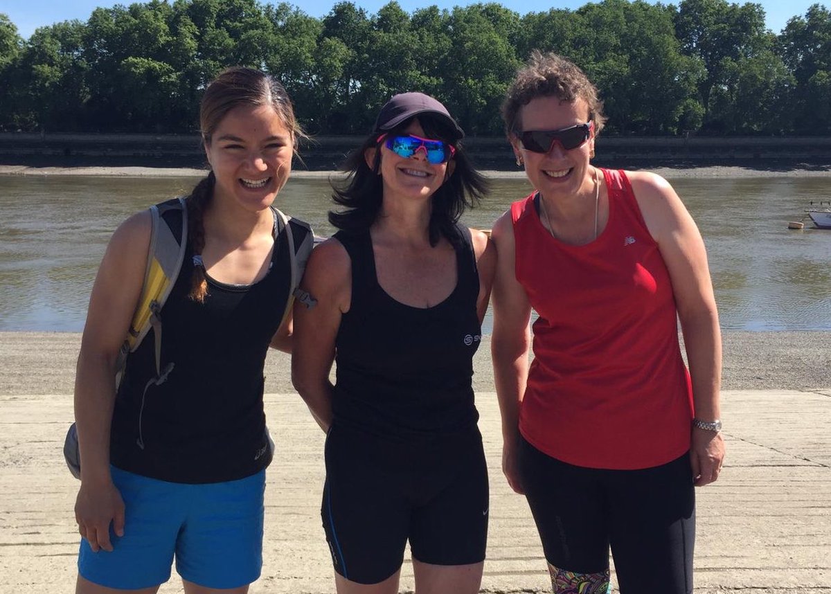 Have had such fun rowing with these 2 the last few months. Next week we step up to Intermediate level 💪🏻 <a href="/TopRowTweet/">TopRow</a> 🚣 #RowingRocks