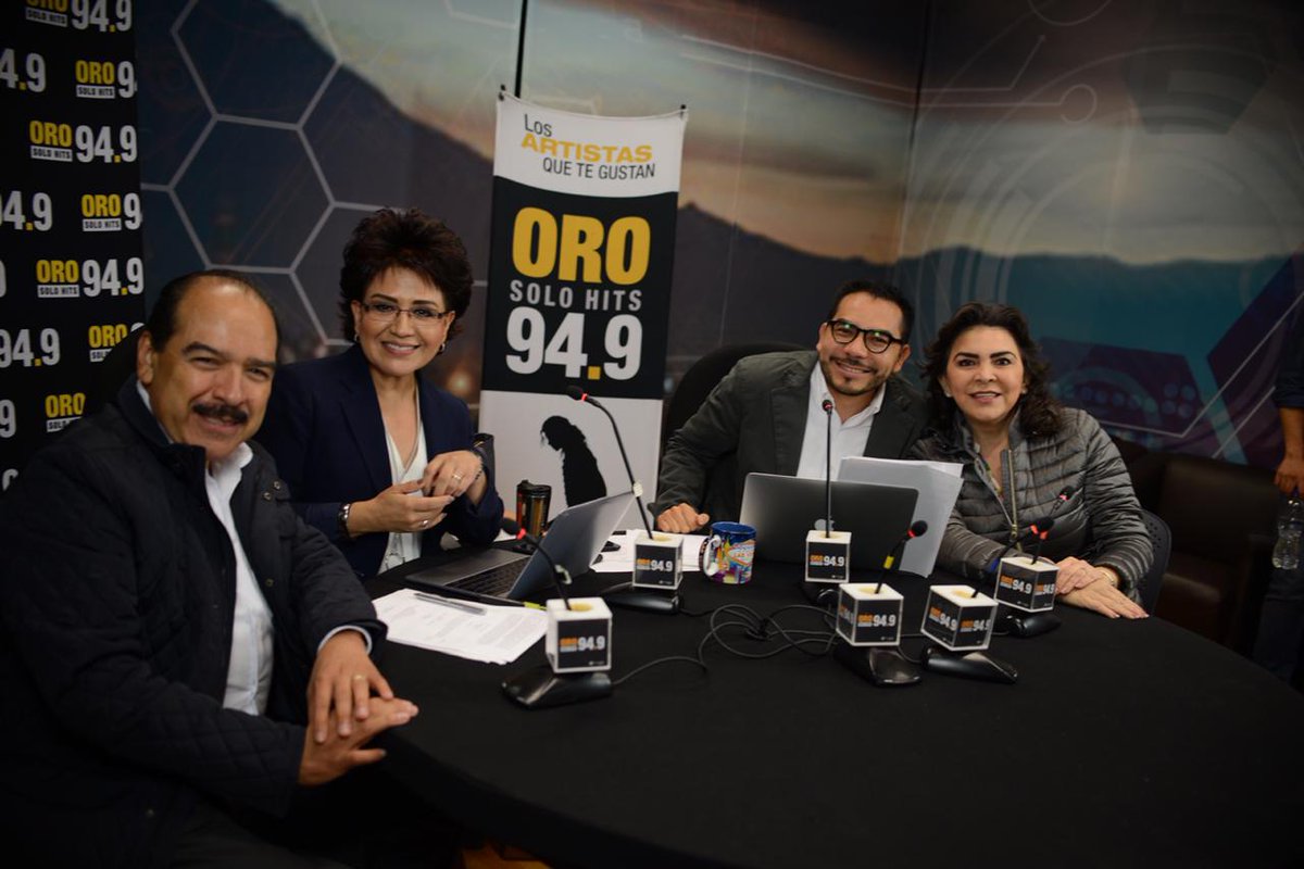 Estuvimos en entrevista <a href="/JoseEAlfaro/">José E. Alfaro C.</a> y yo con Vicky Fuentes y Enrique Huerta para Oro Radio.Estamos alzando la voz para llevar el mensaje de la militancia a todo México, los priistas decidirán el nuevo rumbo del PRI y están listos para tener un partido cercano y abierto. <a href="/OroHits/">Oro 94.9 solo Hits</a>