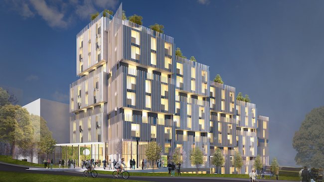 energystepcode's tweet image. Congrats 🙌🏻 🎆 to the 11 winners in the Net-Zero Energy-Ready Challenge! The juried competition supports the design &amp;amp; construction of buildings like Corvette Landing, shown here, that will meet the top step of the #EnergyStepCode or #PassiveHouse news.gov.bc.ca/releases/2019E…