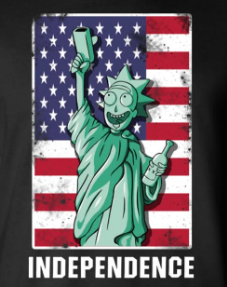RickMerch's tweet image. #rickAndMorty #Morty #RickSanchez #4thofjuly2019 #USA #IndependenceDay 

Happy #4thofJuly my glip glops!!! Time to get Riggity Riggity Wrecked, SON!!!!!