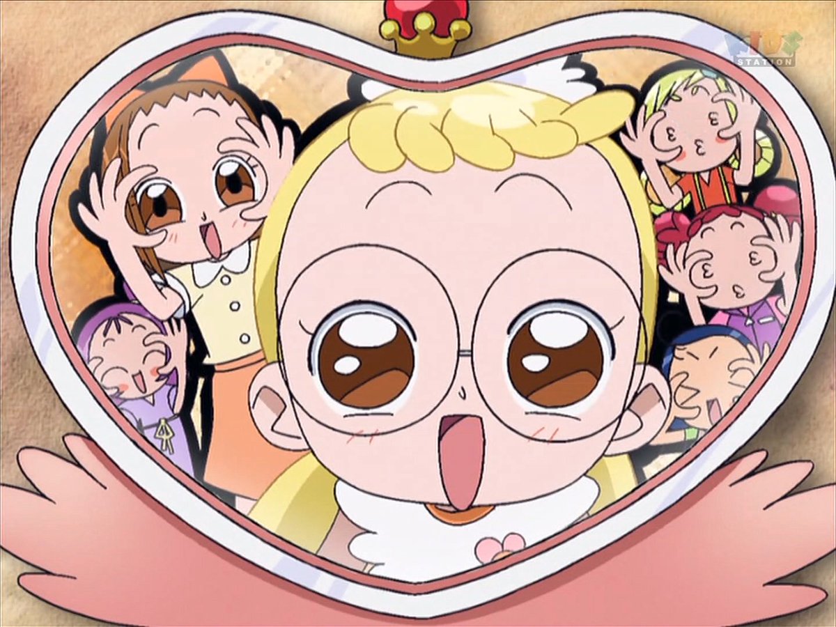 ロバ Roba Studio メガネを外してる はづきちゃんは結構レア どれみが髪下ろしてる並にレア 他にもあったかもしれないけど これがほとんどに近い位レア おジャ魔女どれみ 藤原はづき Doremith