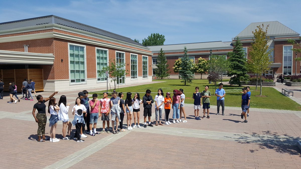 Grade 9 mathematics students <a href="/HTSRichmondHill/">HTS Richmond Hill</a> demonstrating their understanding of correlation and the line of best fit. Their conversation was rich in knowledge.