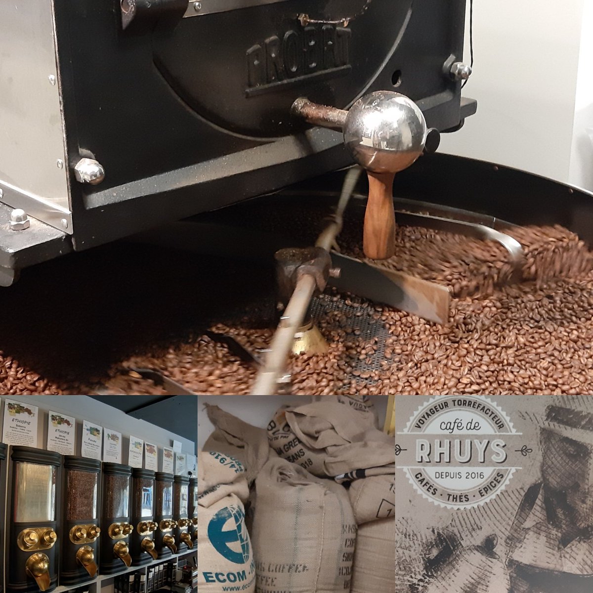 Visite d'un torréfacteur de café artisanal passionné et passionnant sur Arzon. Voyage du Perou à l'Ouganda en passant par Cuba <a href="/WeAreArkea/">WAA|Actus</a> <a href="/UT_Vannes_Poulf/">UT Vannes Poulfanc</a> #capaoc