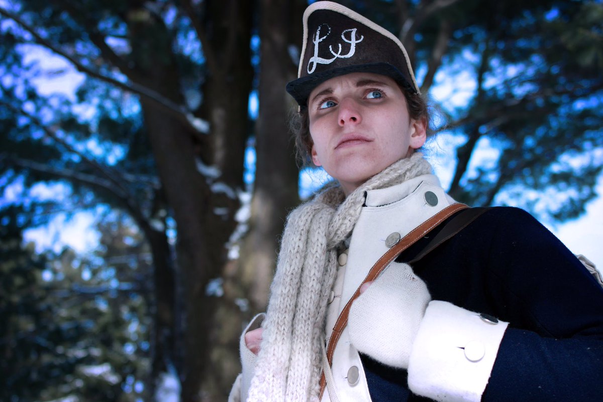 NYHistory's tweet photo. The self-educated #DeborahSampson bound her chest, tied back her hair, & enlisted in the 4th Massachusetts Regiment of the Continental Army as “Robert Shurtleff.”
📷 #HistoryAtPlay’s Judith Kalaora in “A Revolution of Her Own.” #July4th https://t.co/Ul7EjGUKXc