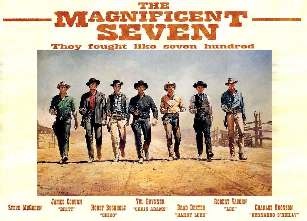TheUHMethod's tweet image. #MagnificentSeven
#Art