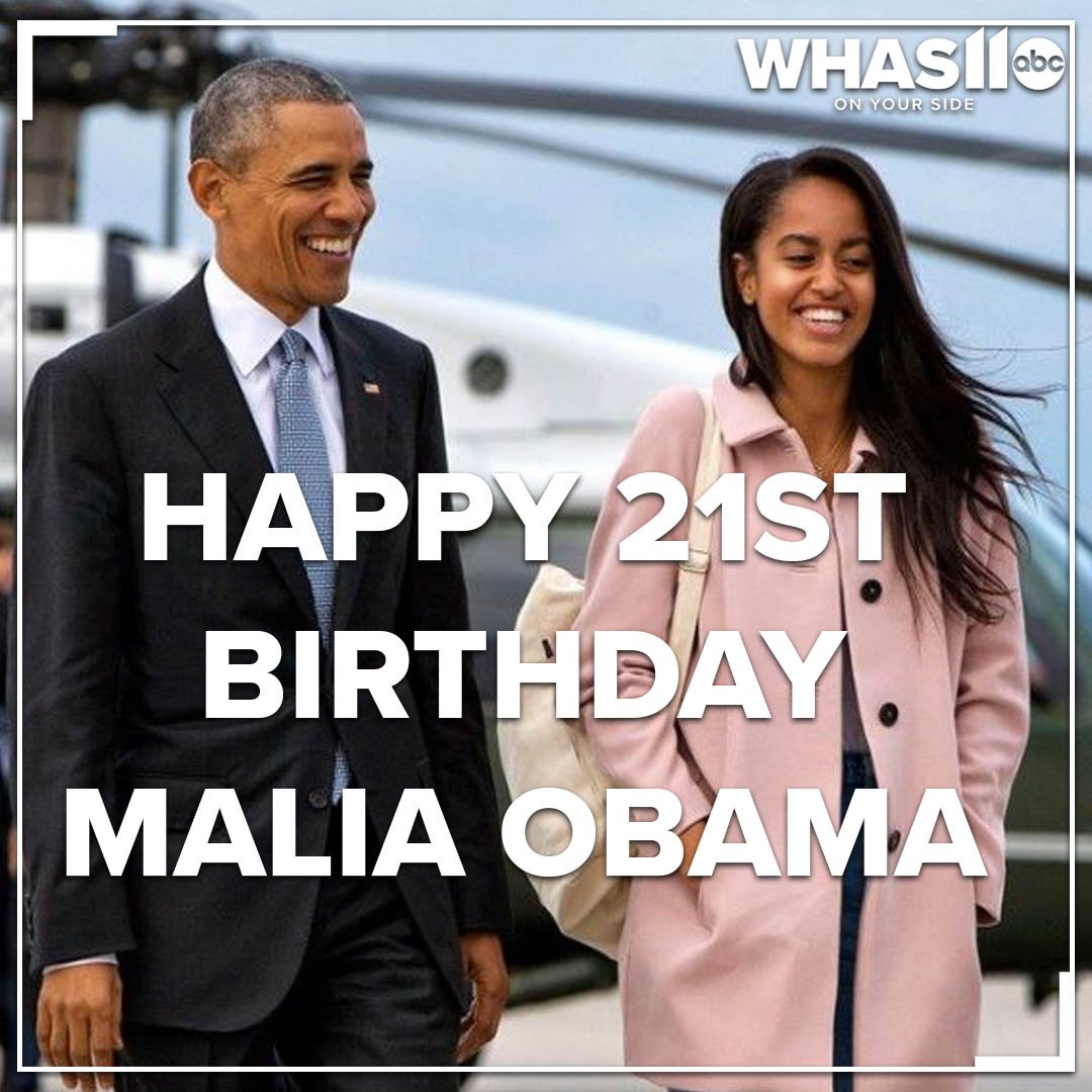 Malia Obama turns 21 today! Happy birthday! 