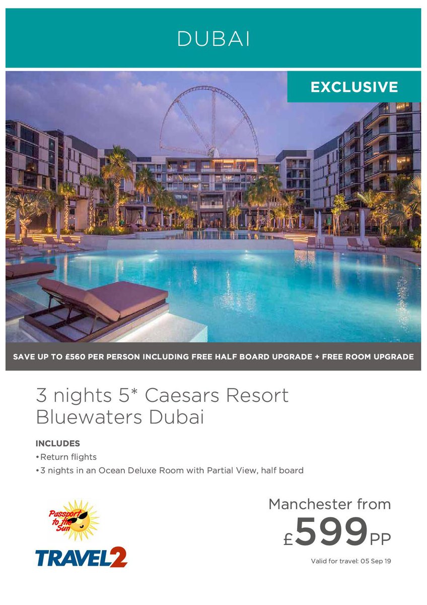 Dubai.

Also available from London Heathrow - £599 and Glasgow - £549