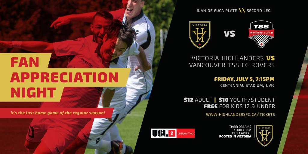 Van Isle Wave (@viwave) on Twitter photo Get out and support local soccer! The <a href="/HighlandersFC/">Highlanders FC</a> final home game of the regular season goes this Friday, 7:15pm at Centennial Stadium! #supportlocalsoccer #path2pro #RootedinVictoria Get out and support local soccer! The <a href="/HighlandersFC/">Highlanders FC</a> final home game of the regular season goes this Friday, 7:15pm at Centennial Stadium! #supportlocalsoccer #path2pro #RootedinVictoria