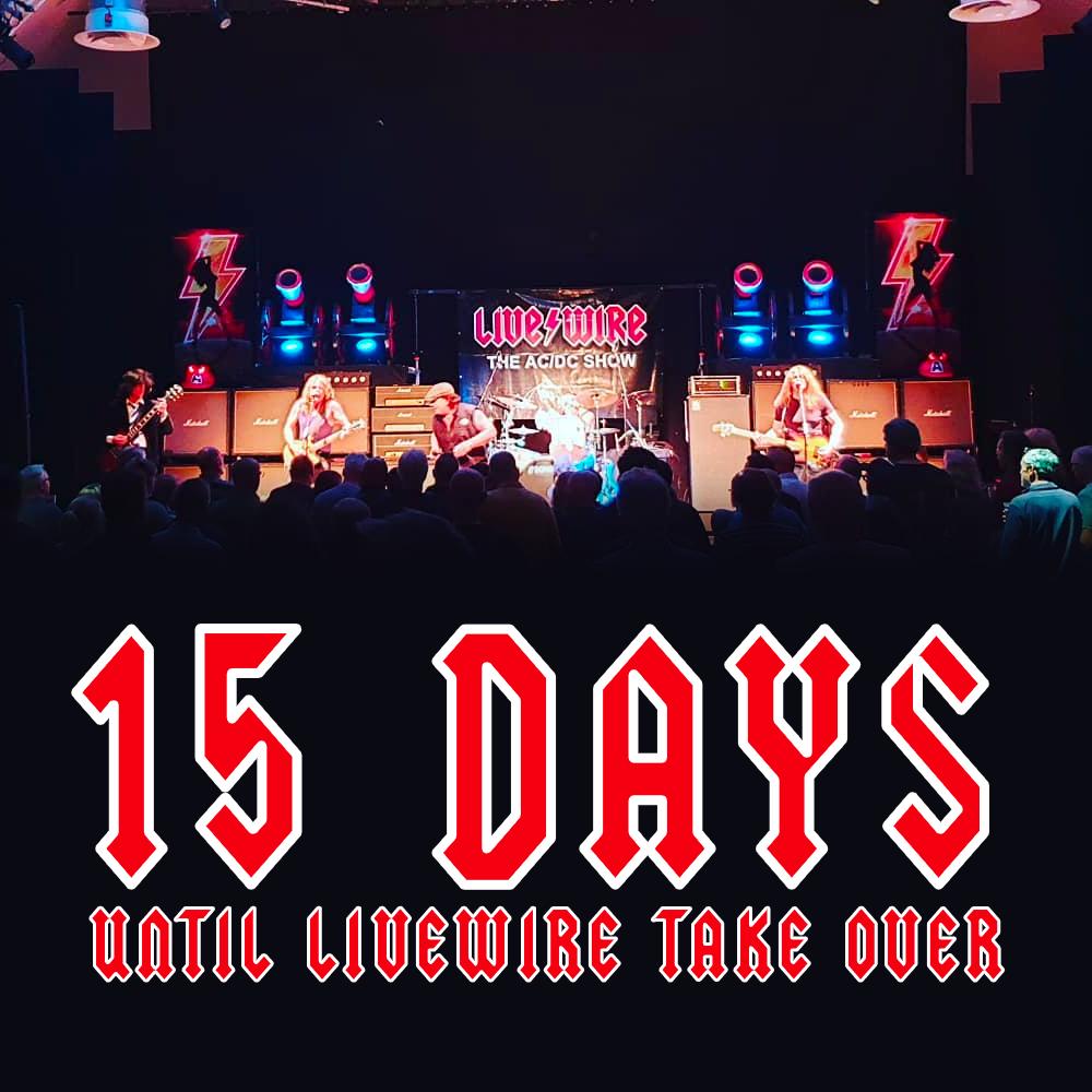 AspatriaFest's tweet photo. 🔔🔔Only 15 days until Live Wire, Europes number 1 tribute to AC/DC  take over AMF 2019 🔔🔔

Tickets can be purchased at Esso Garage (Aspatria) 
or online at https://t.co/6xn6rn7iRY https://t.co/KkZ4RONPmT