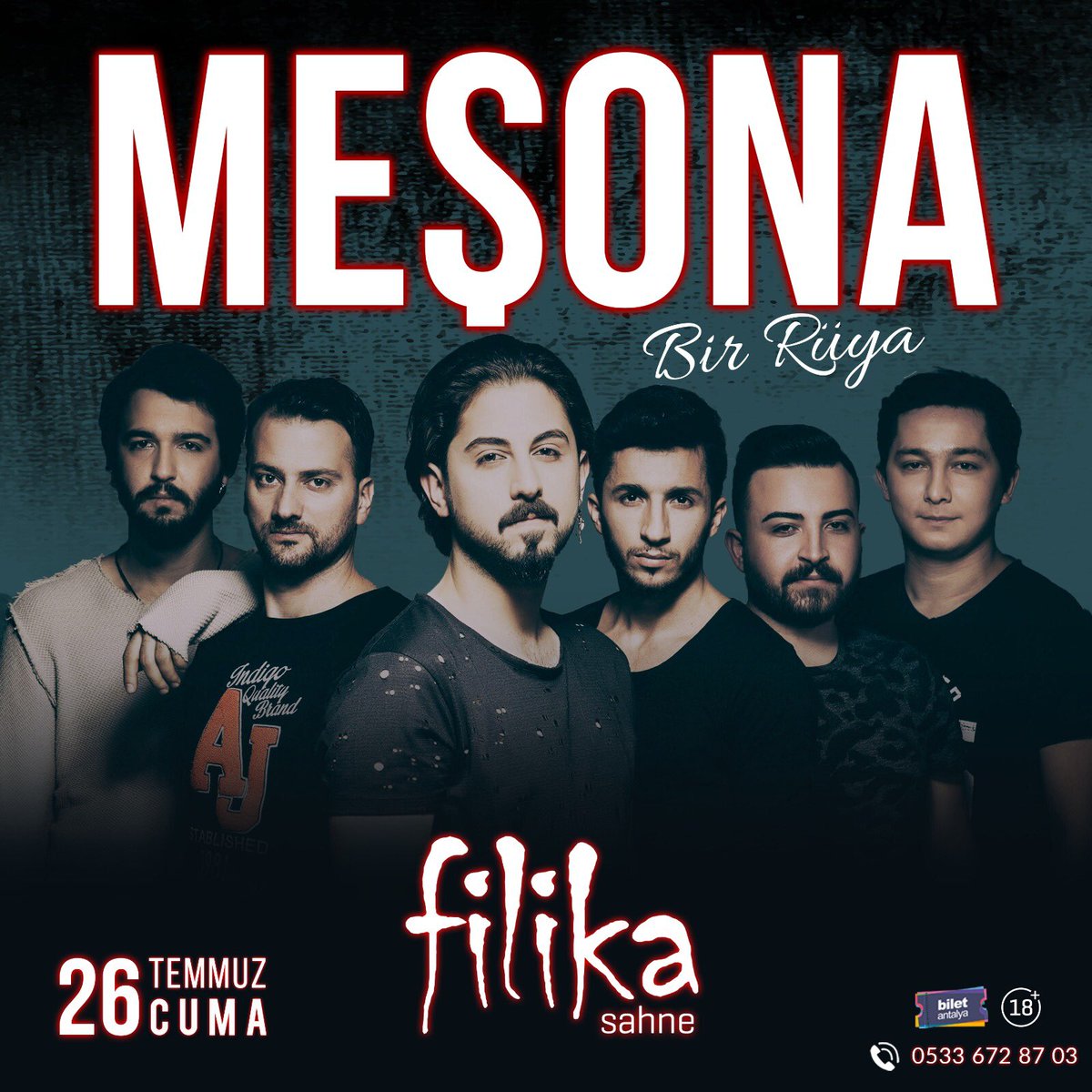 mesonaofficial's tweet photo. Çekiliş içeriği;
-2 Kişilik Konser Bileti, 
-2 Adet Meşona Bir Rüya Albümü 
-2 Adet Meşona Bir Rüya Sticker
Çekilişe katılmak için;
-Bu gönderi altına konserimize gelmek istediğin en az 1  arkadaşınızı etiketlemek 
-Bu gönderiyi retweet yaparak, katılabilirsiniz.

#çekiliş https://t.co/bMRydlpf2y