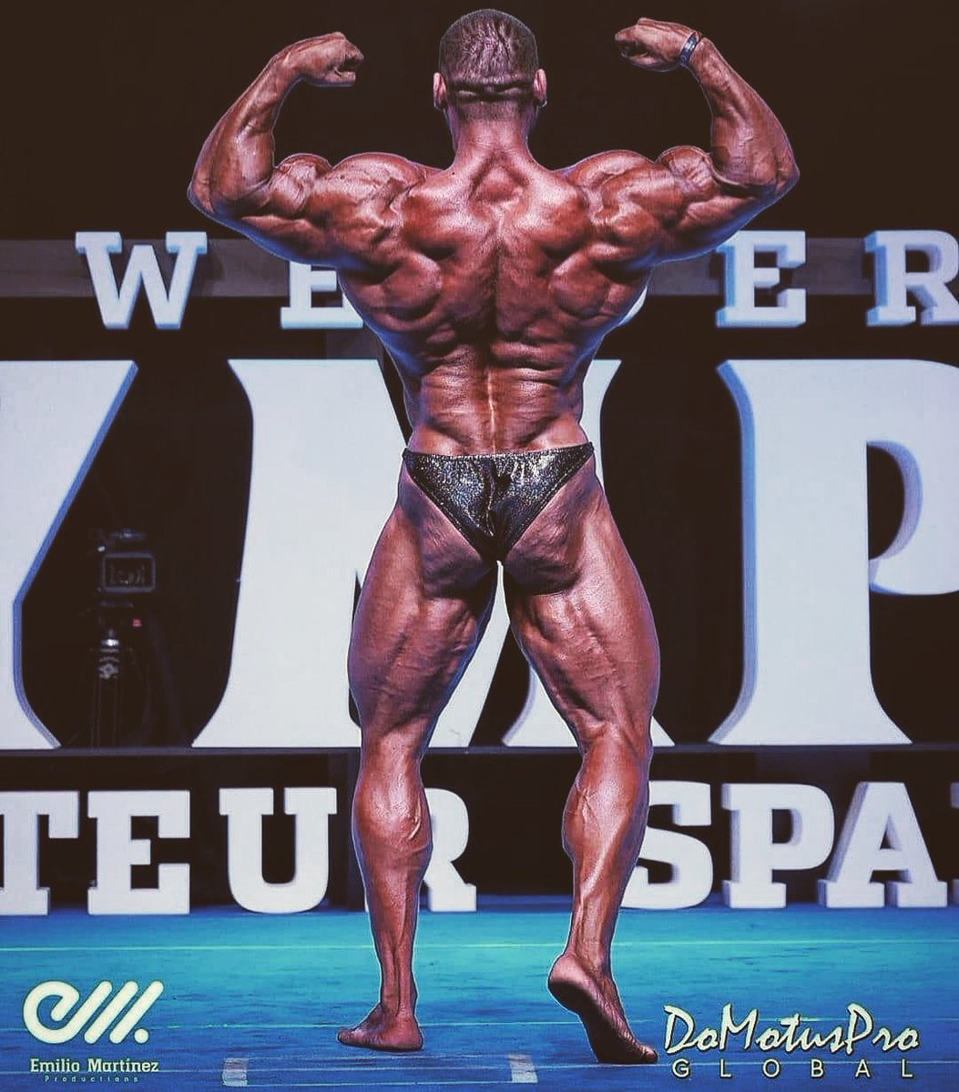 DYNutrition's tweet photo. #ThrowBackThursday to the recent @MrOlympiaLLC Spain 2019 with our #shadowarrior @dan.cristian trained by the #HITmaster @Dorian_Yates - Hard work pays off 💪
📸 @domotuspro.global 
__________

#DYNutrition #DoTheWork
#theShadowLine #createalegacy
#dy #gym #athlete https://t.co/AGcOh4BLml