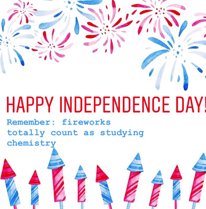 Go enjoy your 4th of July, everyone! Anything can be educational if you think hard enough🤓