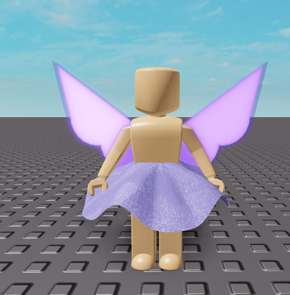 Calilies Hannah On Twitter Made Some Fairy Wings A New Skirt Robloxdev Robloxbuild Robloxmesh Blender Roblox - fairy wings roblox