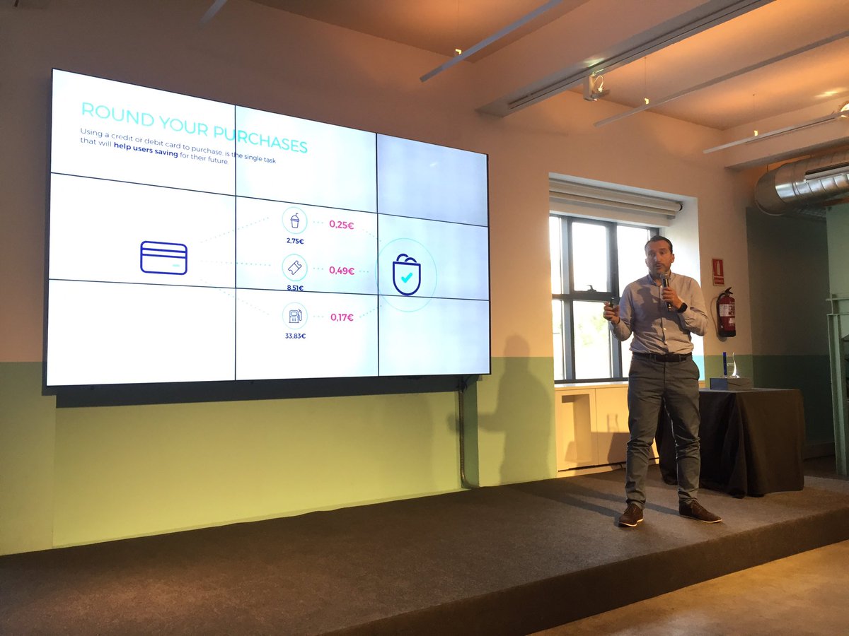 ChambreBCN's tweet photo. IV #PrixEntrepreneurTech: Continuamos con @coin_scrap (app para ahorrar) 💶 https://t.co/HX7UNe3DYf