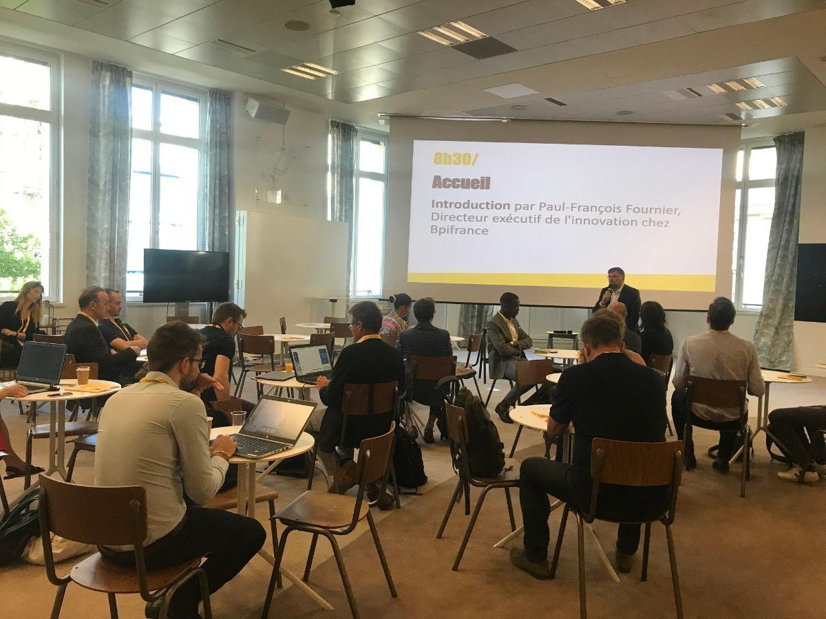 Bravo à nos membres <a href="/Cardiawave/">Cardiawave</a> <a href="/EzyGain/">EzyGain • Un pas de plus vers l'autonomie</a> <a href="/ImplicityHealth/">Implicity</a> <a href="/Japet_MD/">Japet MD</a> <a href="/lumedix/">Lumedix</a> <a href="/Robocath/">Robocath</a>  lauréats du #MedtechTour#Allemagne! <a href="/Pole_Medicen/">Medicen Paris Region</a> <a href="/Bpifrance/">Bpifrance</a> <a href="/businessfrance/">Business France</a> ! Belle journée de préparation à @BpifranceHub en amont d'une mission outre-rhin en Sept! bit.ly/2XrYjwR