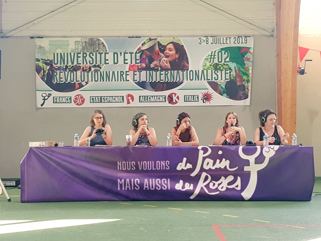 iDiarioES's tweet photo. #EscuelaInternacionalista | Es el turno de la compañera Loli de Pan y Rosas y @CCRduNPA en #Francia "Dentro de los #chalecosamarillos, las mujeres se han organizado, han llevado sus demandas y han hecho temblar el poder de #Macron". https://t.co/vq8h159Hif
