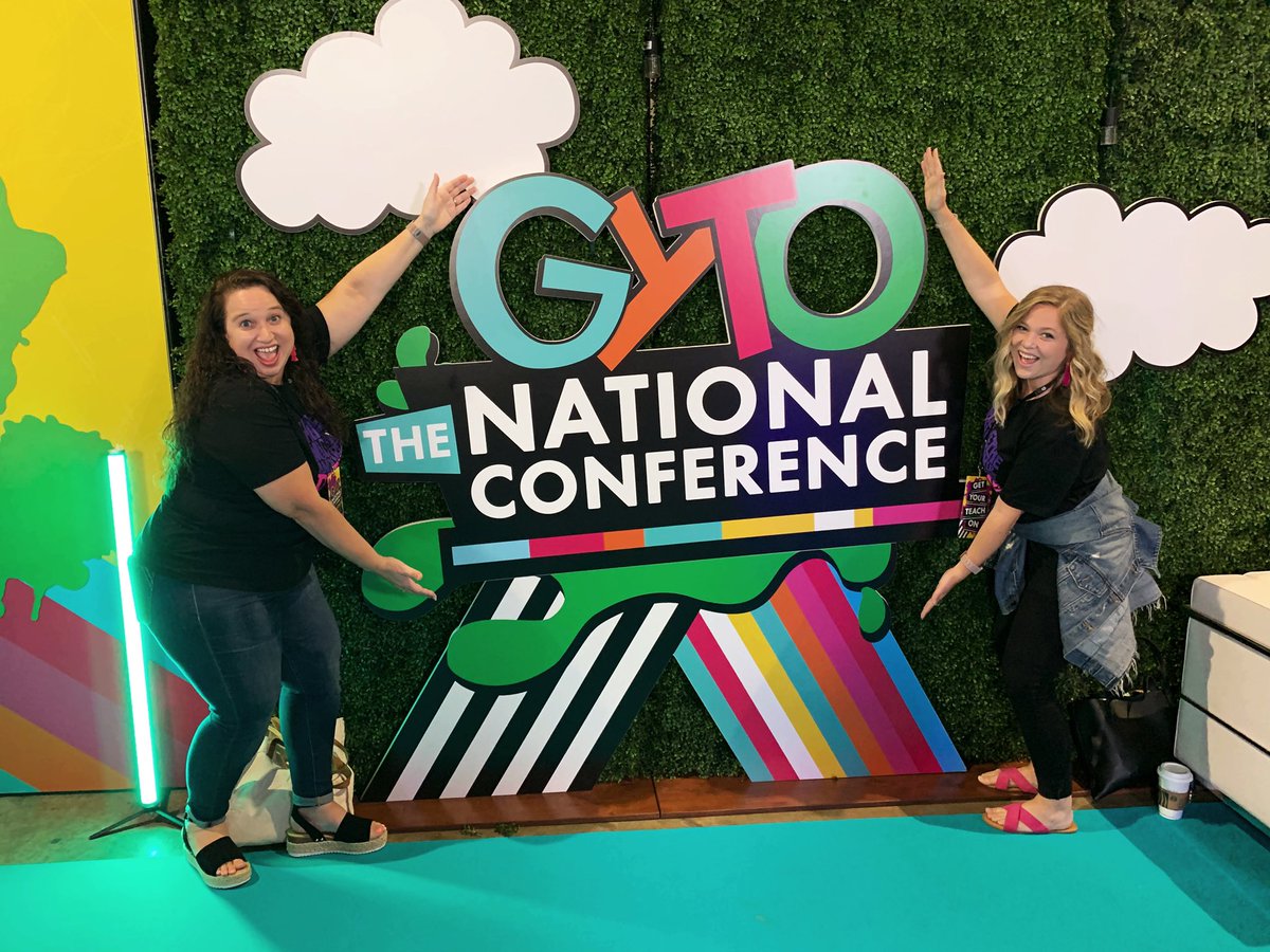 Miss_WeberRAE's tweet photo. Had the best time at @getyourteachon with @mrs_l_cantu! We are ready to have another amazing new year in second grade! https://t.co/J7qVZ528Qc