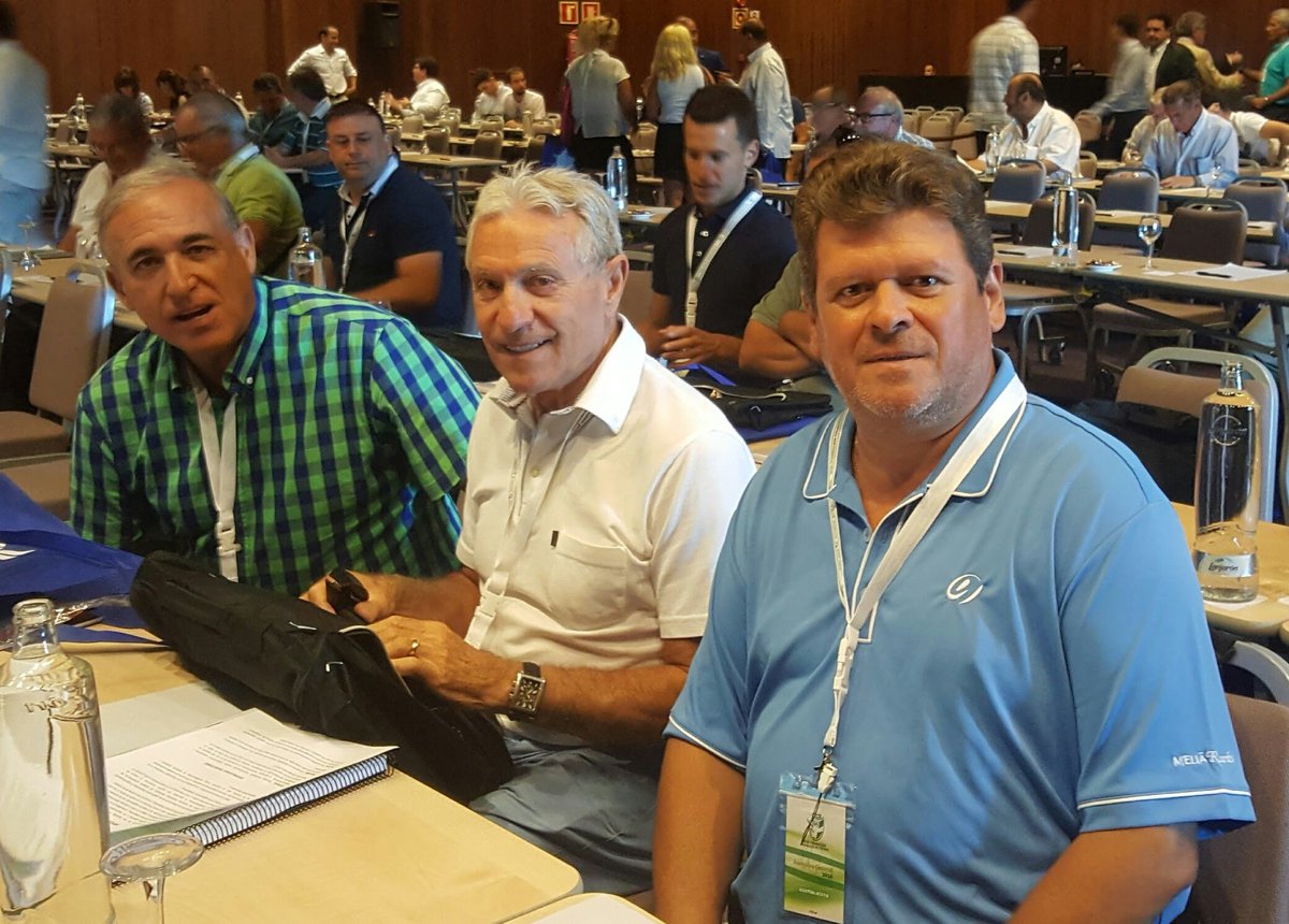 Sebastián Cervantes, Pedro Valencia y Manuel Morillo, serán los representantes del estamento de entrenadores por Málaga, en las 📌 "Asambleas extraordinaria y ordinaria de la  <a href="/RFAF/">RFAF</a> 2019".
🗓06/07
📍Box Cartuja
 #AsambleaRFAF