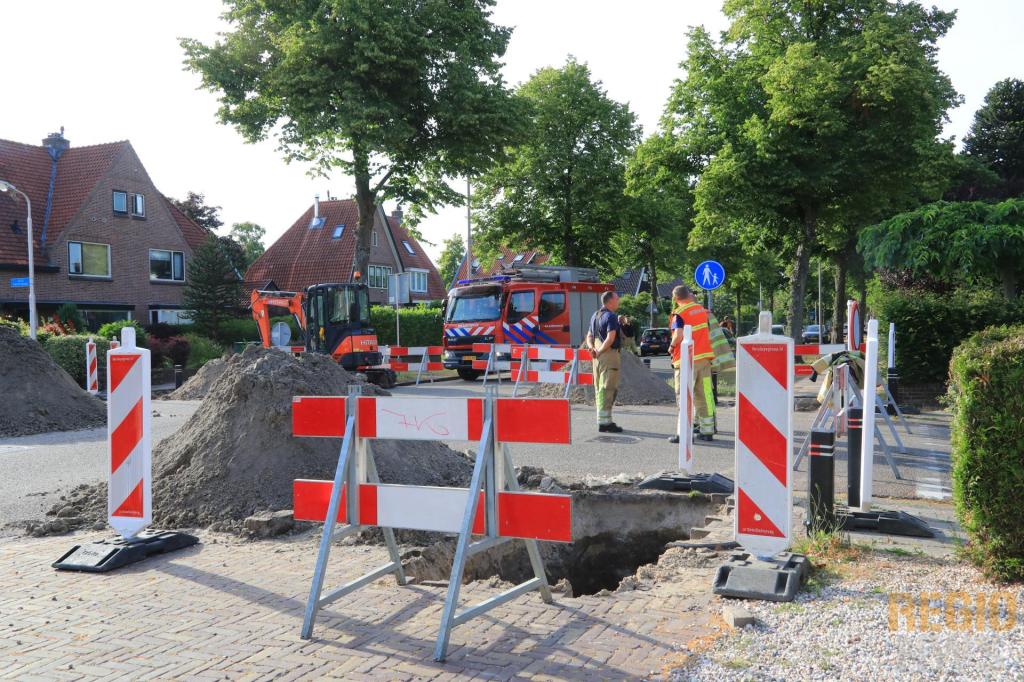 Gaslekkage bij graafwerkzaamheden Amersfoort regio-nws.nl/2019/07/04/gas…