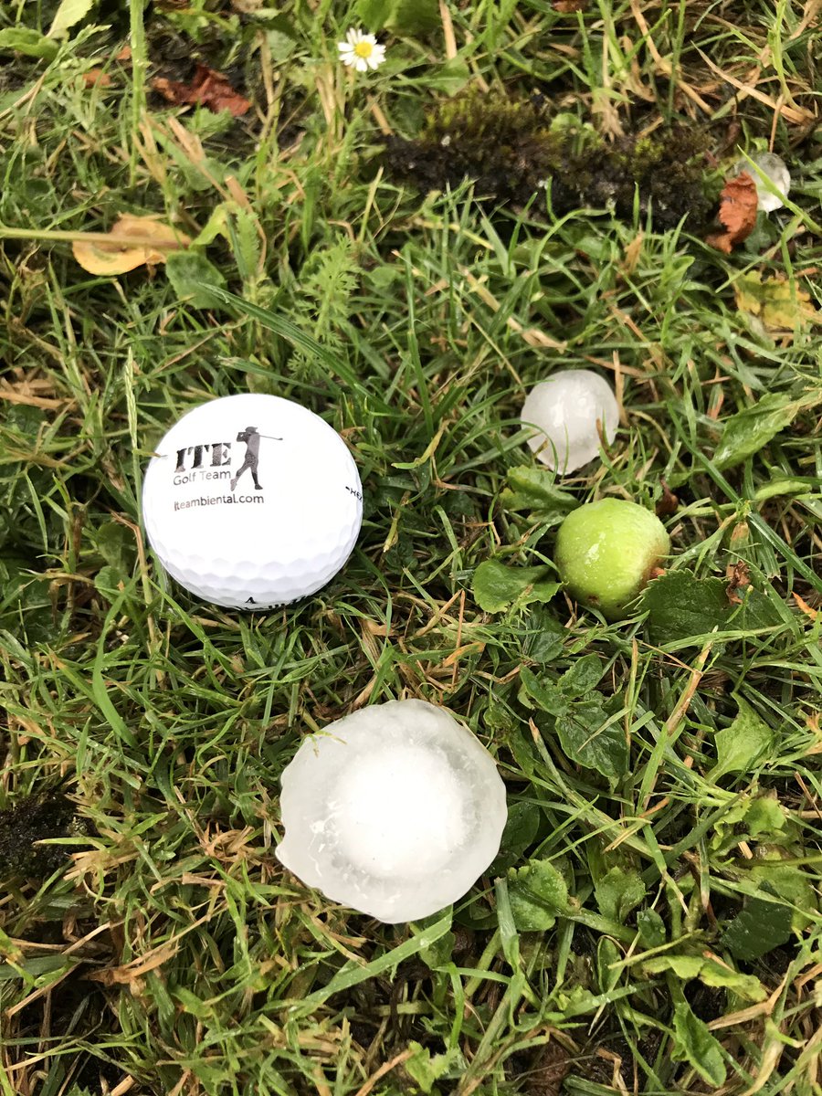 elpluralizable's tweet photo. Piedras de #granizo del tamaño de bolas de golf 
Lalín - Pontevedra (foto 40 minutos después de la #tormenta). https://t.co/HUTkq7wO0F