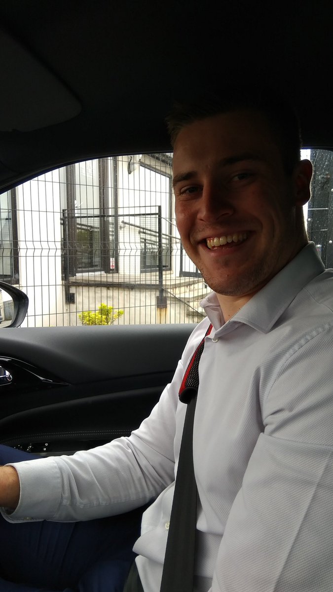 HayleyMarsden2's tweet photo. Enjoying the lift back from @Bradley_ERAC! Cheers bro for the emergency car whilst mine's been poorly and the many vans over the last few weeks to move house (and balancing the sofa on your head) - plus top service from all @Enterprise Sticker Lane! https://t.co/BjpVG8APn2