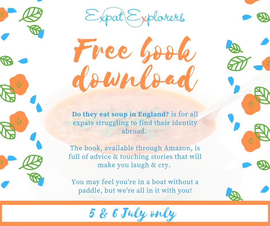 ExpatExplorers's tweet photo. Flash sale: Free book for all #expats - two days only! Warning: This will make you laugh, &amp; could make you cry. https://t.co/NFjlS1JHyg #livingabroad #expaliving #trailingspouse #expatlife https://t.co/ygx8AiDzLa