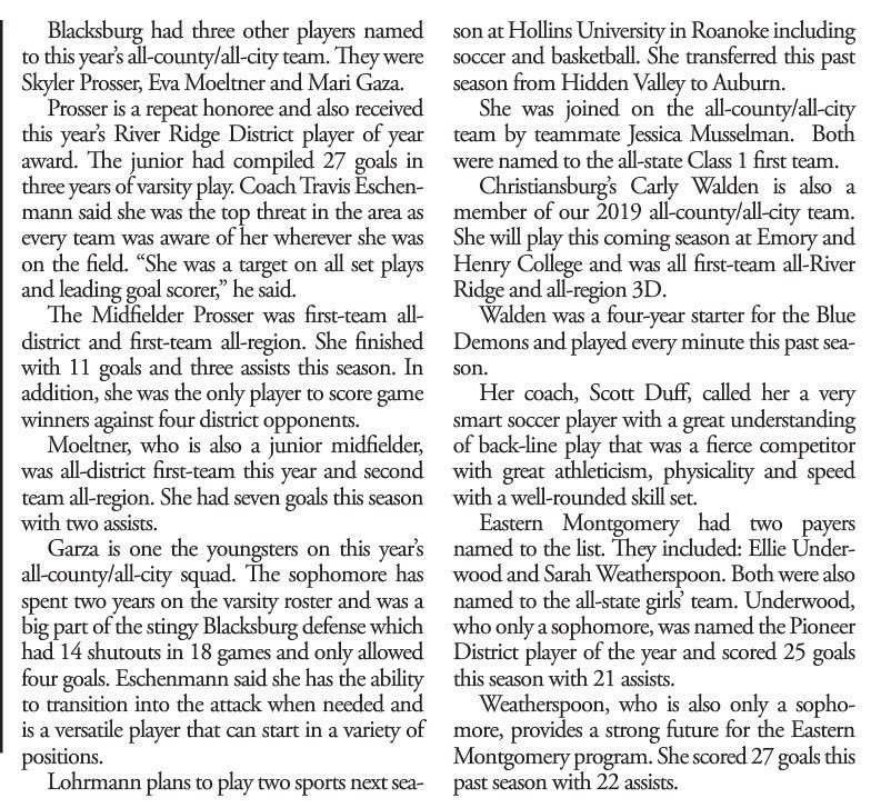 Congrats Skyler, Kinsey, Mari, and Eva!!